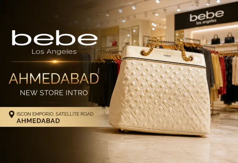 Bebe Los Angeles Ahmedabad fashion store featured in a cinematic brand film by Incube Pixel showcasing premium retail interiors and luxury shopping experience.