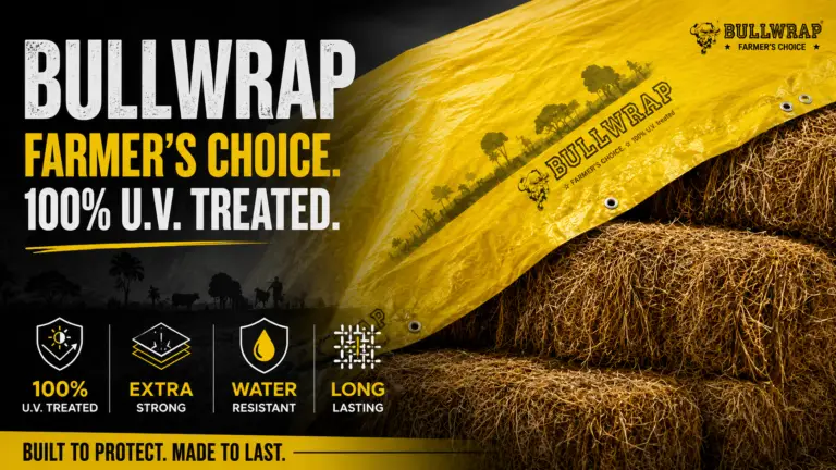 Bullwrap tarpaulin product film by Incube Pixel showcasing agricultural protection, durability testing, all-weather performance, farming applications, and cinematic outdoor storytelling.