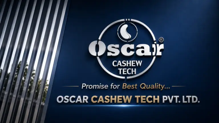 A cinematic corporate film produced by Incube Pixel for Oscar Cashew Tech, showcasing advanced cashew processing technology, precision engineering, and global manufacturing excellence through impactful visual storytelling.