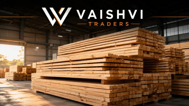 Vaishvi Traders motion graphics brand film by Incube Pixel showcasing plywood, laminates, MDF, interior materials, warehouse infrastructure, kinetic typography, 2D and 3D animation, and cinematic brand storytelling.