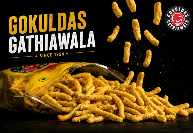 Gokuldas Gathiawala Mumbai food brand film by Incube Pixel showcasing traditional Indian snacks, textures, and authentic flavors through cinematic close-up visuals and storytelling.