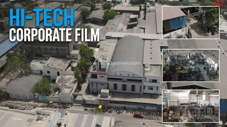 Hi-Tech engineering corporate film by Incube Pixel showcasing industrial manufacturing, machinery operations, engineering precision, factory infrastructure, and cinematic corporate storytelling.