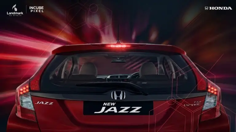 Honda Jazz showroom film by Incube Pixel showcasing Landmark Honda dealership, premium showroom interiors, customer experience, vehicle features, and cinematic automotive storytelling.