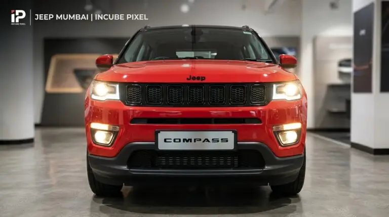 Jeep Mumbai automotive brand film by Incube Pixel showcasing premium Jeep SUV, cinematic driving sequences, dealership experience, luxury automotive visuals, and adventure-focused storytelling.